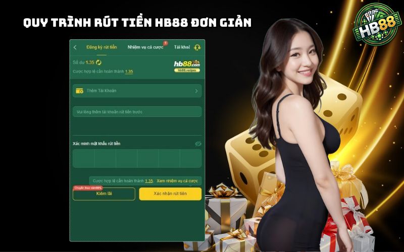Tìm hiểu cách rút tiền HB88 nhanh chóng, dễ dàng chỉ trong vài bước đơn giản cho mọi anh em